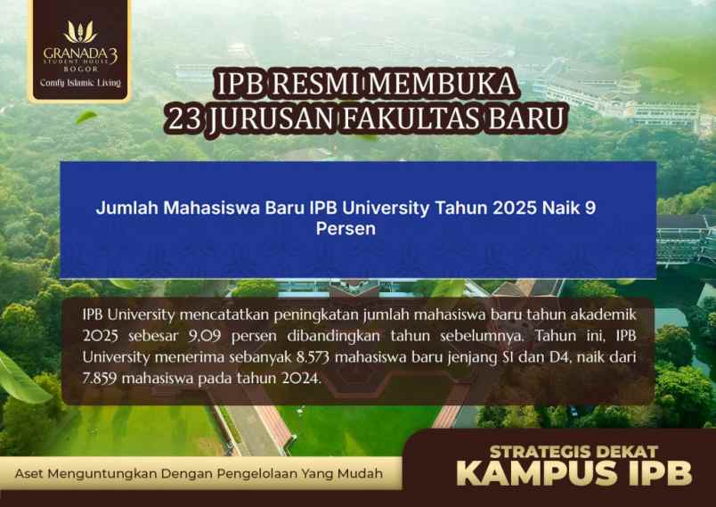 granada student house tahap 3 ipb