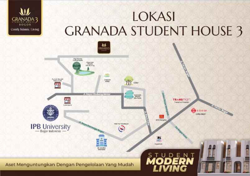 granada student house tahap 3 ipb
