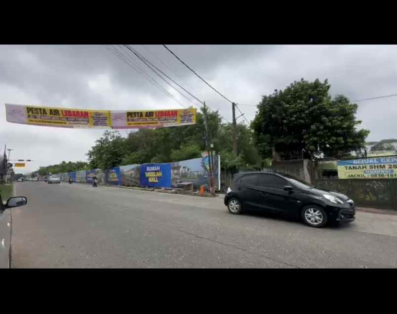 jual cepat tanah di pinggir jalan raya puspitek