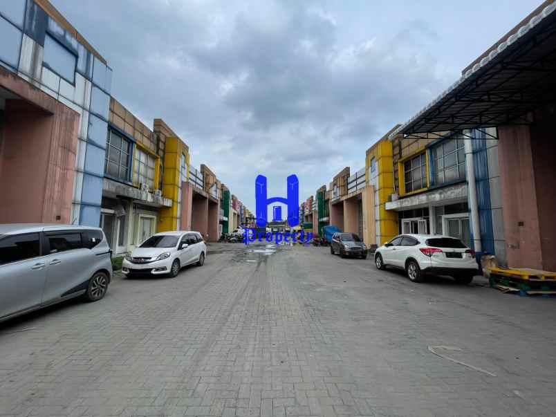 jual gudang siap pakai di komp sm raja warehouse medan