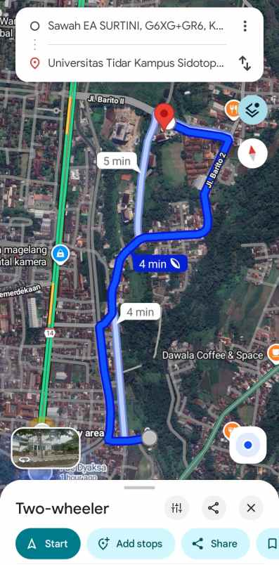 jual investasi tanah terasering