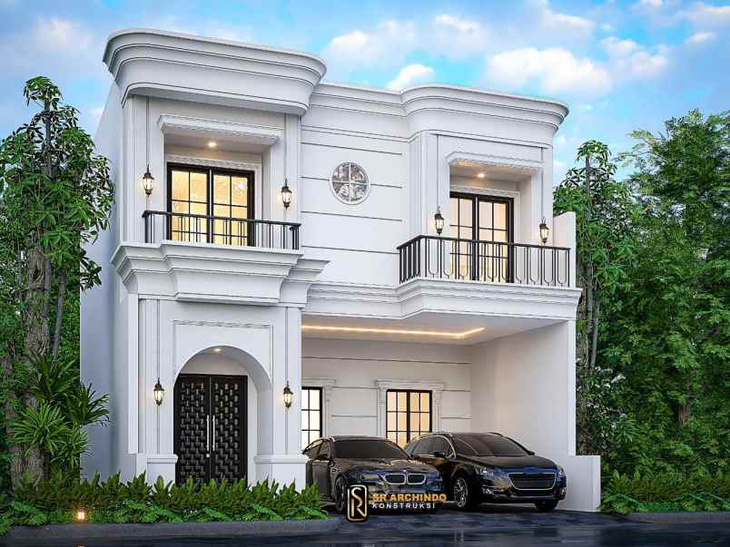 jual rumah classic modern 2 lantai di jagakarsa