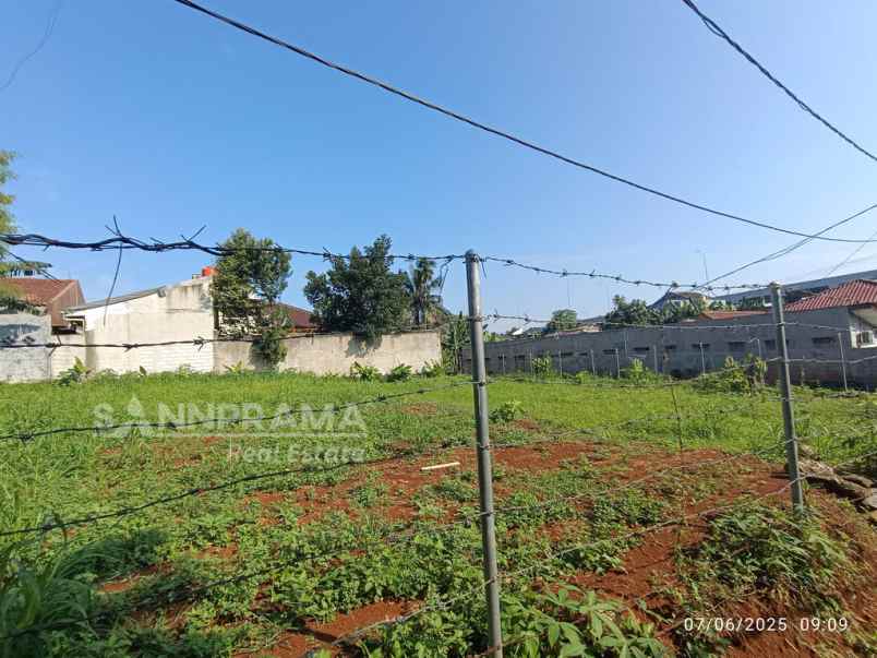 kavling siap bangun dalam perumahan di pamulang timur