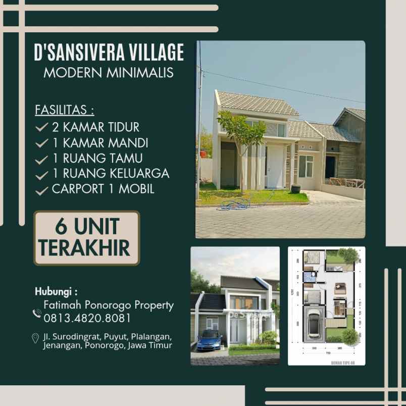 menipis rumah syariah d sansivera village ponorogo