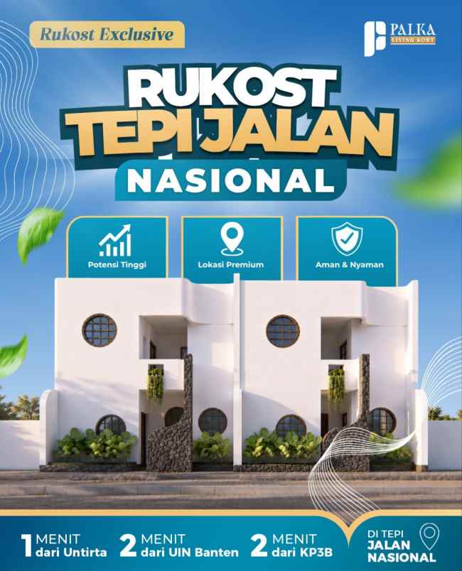 peluang bisnis rukost tepi jalan nasional di serang
