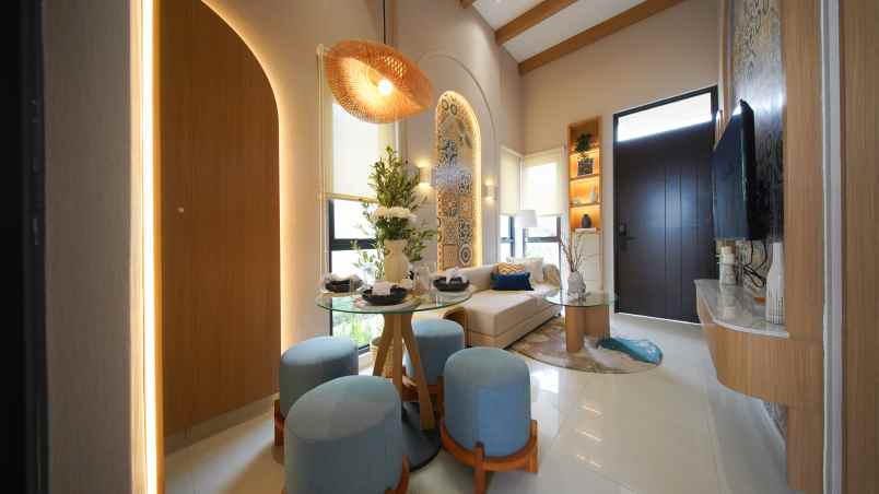 rumah 1 lantai view gunung