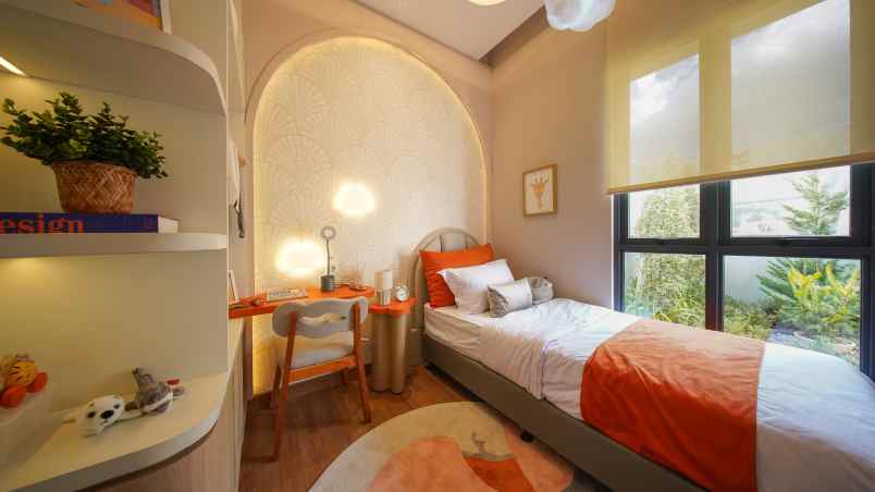 rumah 1 lantai view gunung