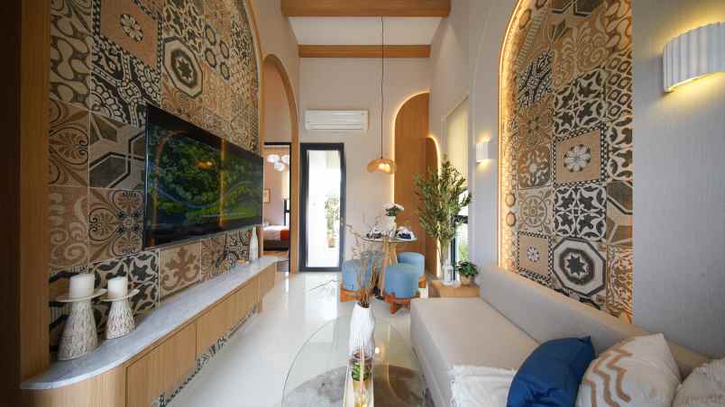 rumah 1 lantai view gunung