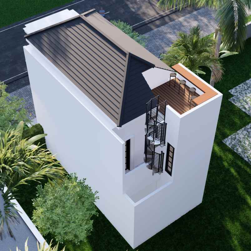 rumah 2 lantai shm di mekarsari cimanggis depok