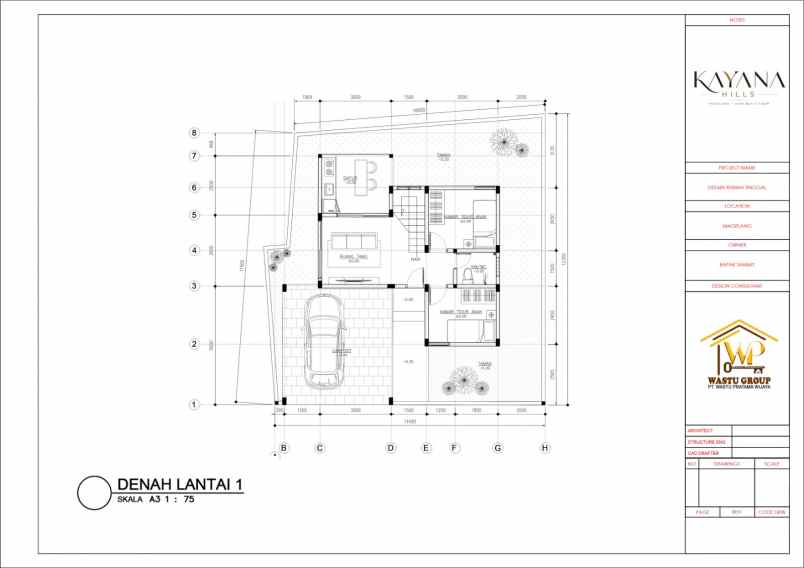 rumah baru dekat alun alun kota magelang