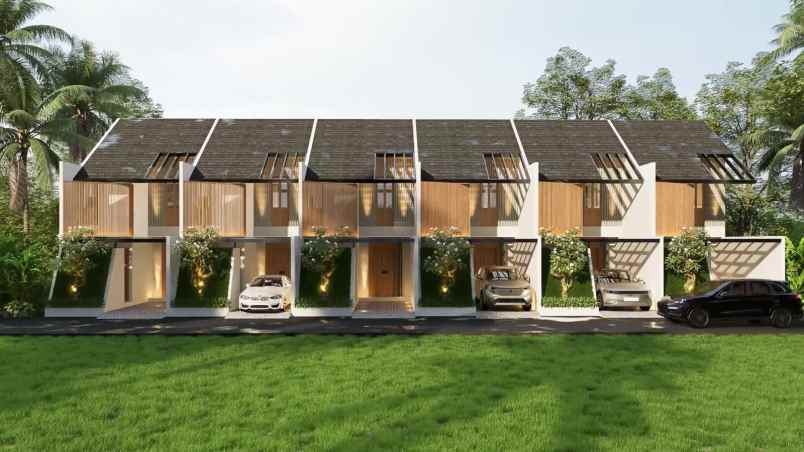 rumah baru dua lantai di astha canggu bali