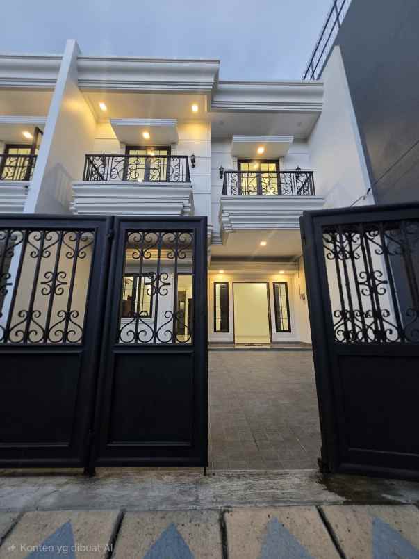 rumah baru non komplek lokasi strategis siap huni