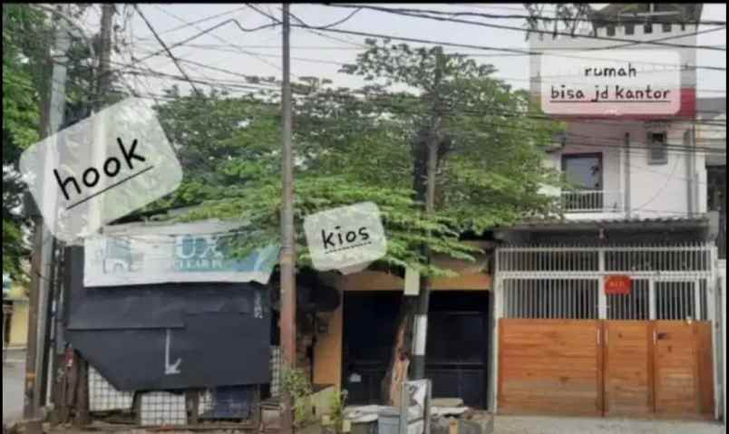 rumah hook luas 90m 2kt rawamangun jakarta timur