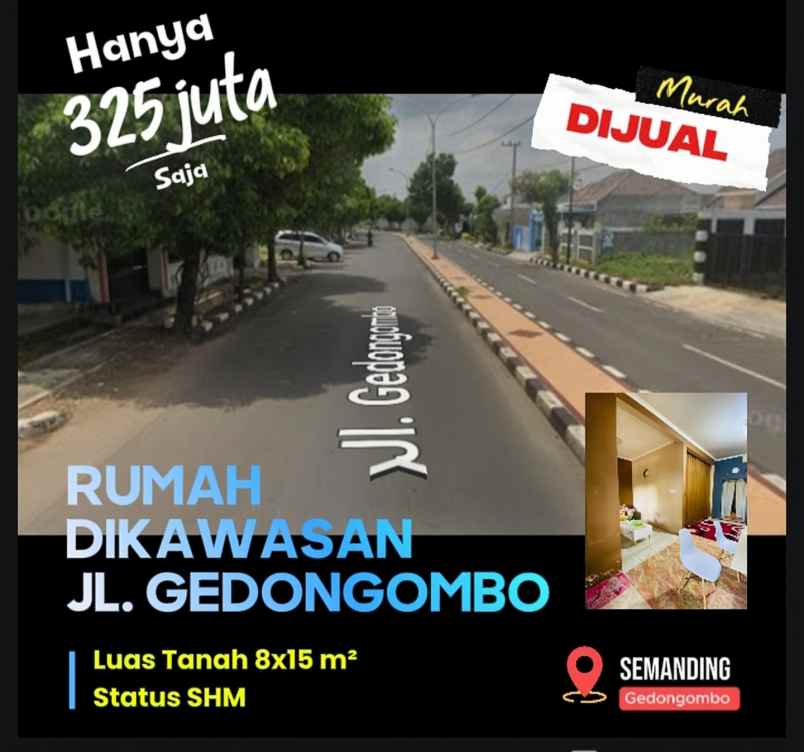 rumah kawasan perumahan gedongombo