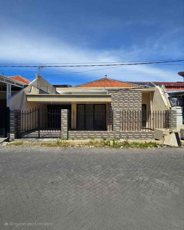 rumah lebak indah strategis siap huni row jalan 3 mobi