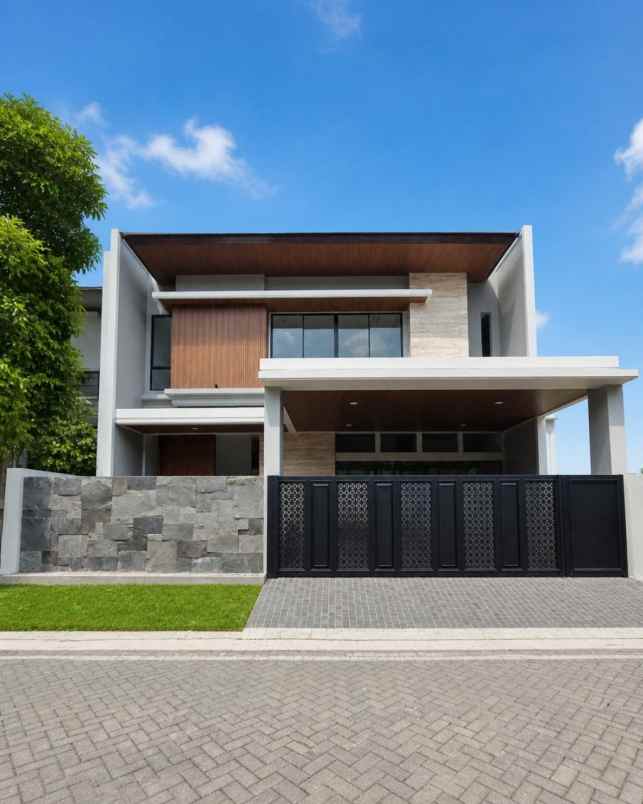 rumah san antonio pakuwon city new minimalis