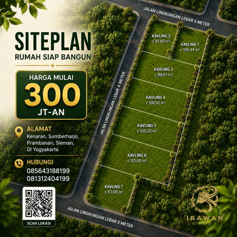 rumah siap bangun di prambanan sleman