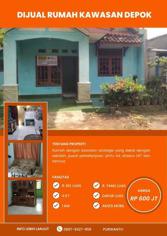 rumah siap huni dengan lokasi strategis