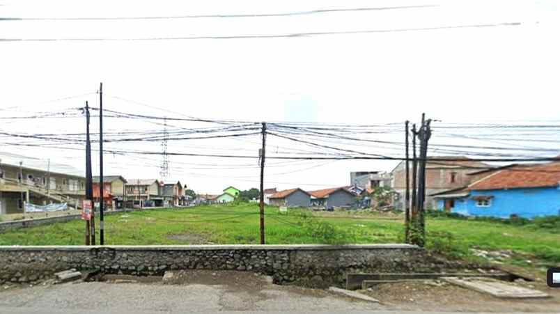 tanah jalan raya industri pasirgombong cikarang utara