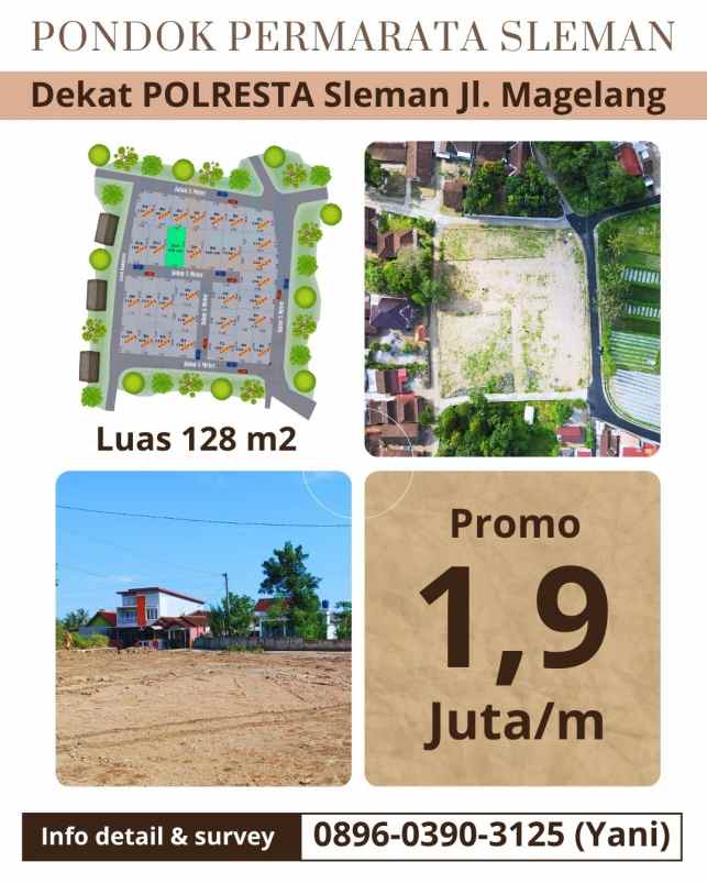 tanah kaveling best seller dekat polres sleman