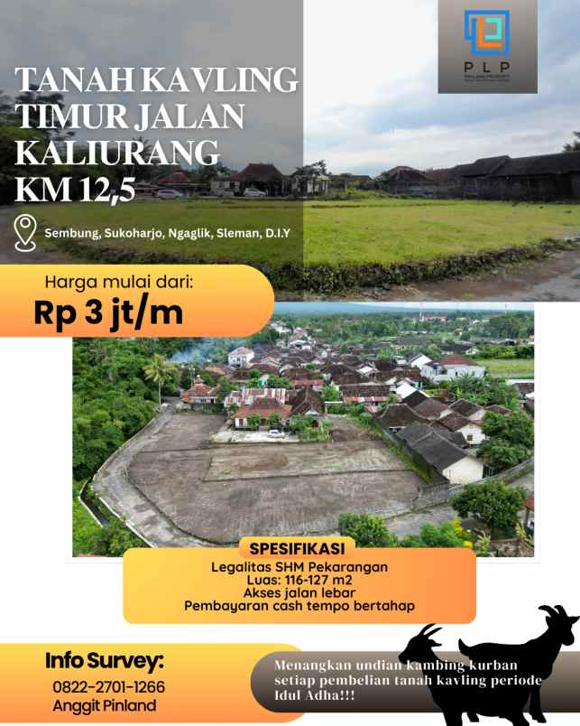 tanah kavling timur jalan kaliurang km 12 5