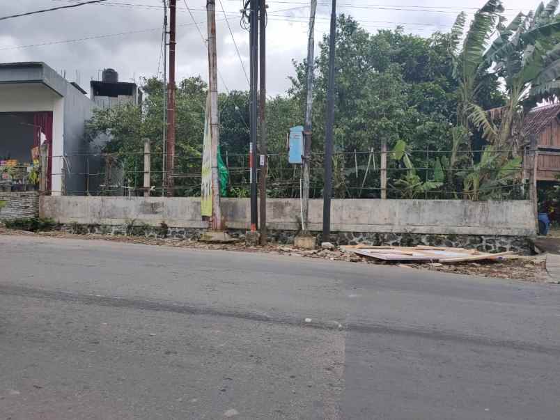 tanah perkebunan murah poros jalan di giripurno batu