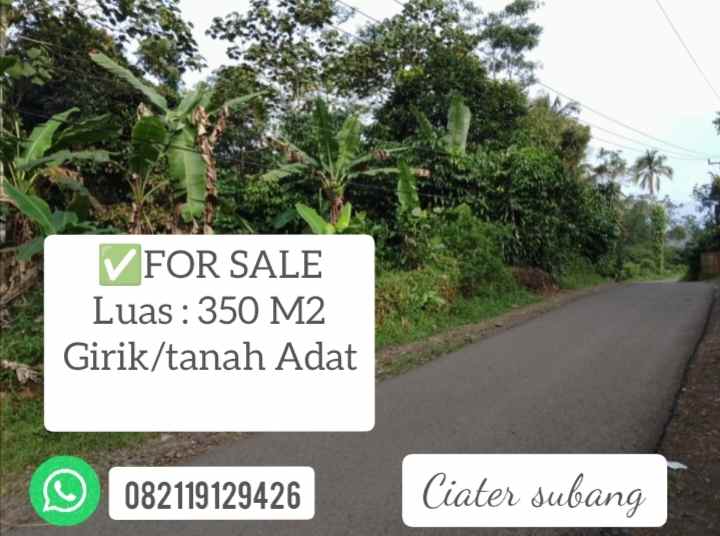 tanah strategis daerah ciater subang
