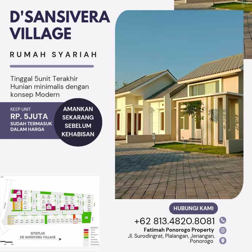terlaris rumah syariah minimalis di ponorogo