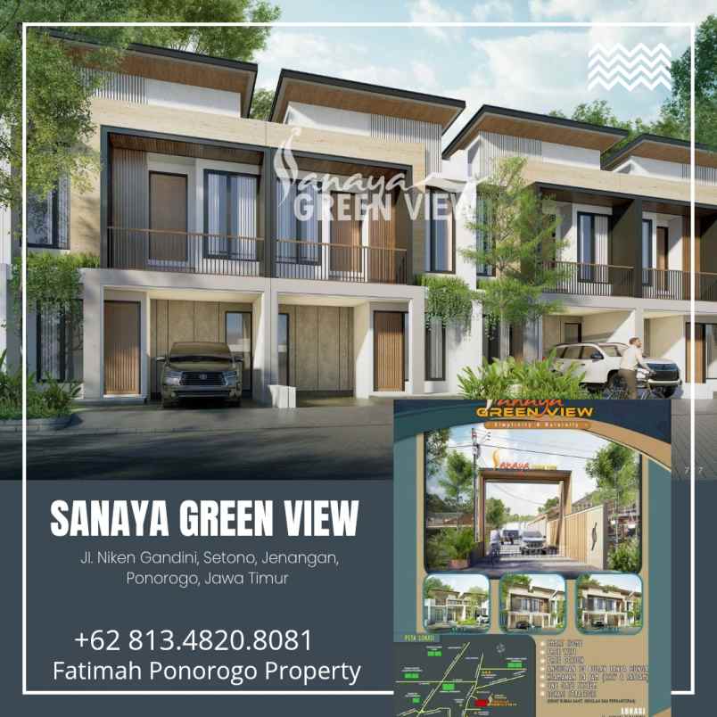 unit menipis rumah 2 lantai di ponorogo