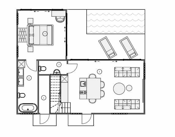 villa in a boutique wellness complex