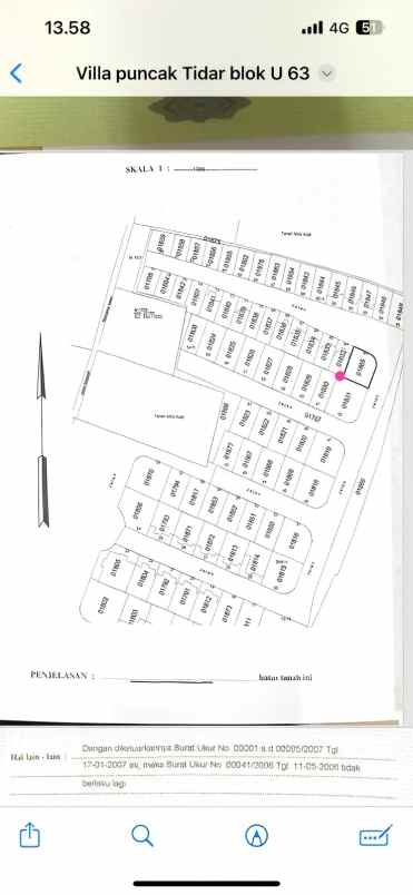 villa tipe hook komplek villa puncak tidar malang