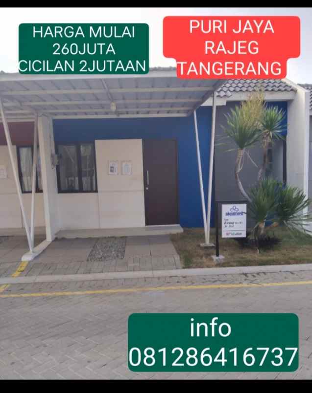 300 jutaan cicilan 2jutaan puri jaya rajeg tangerang