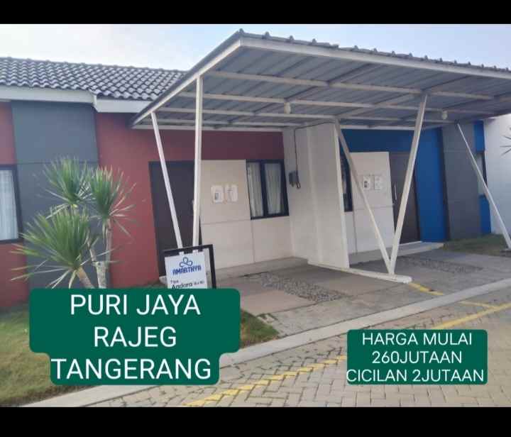 300 jutaan cicilan 2jutaan puri jaya rajeg tangerang