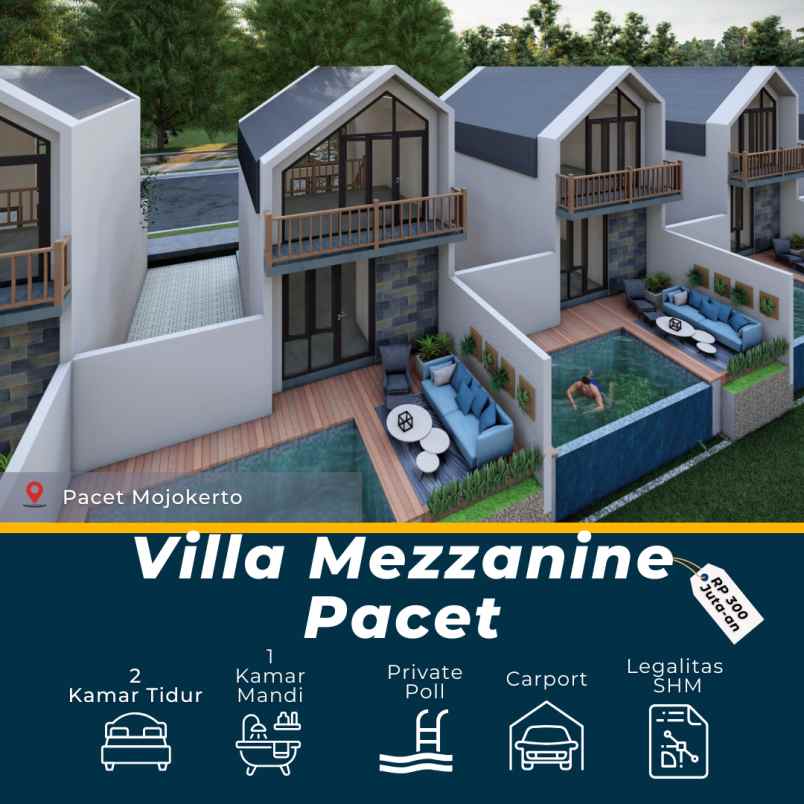 400 juta an villa pacet kawasan wisata