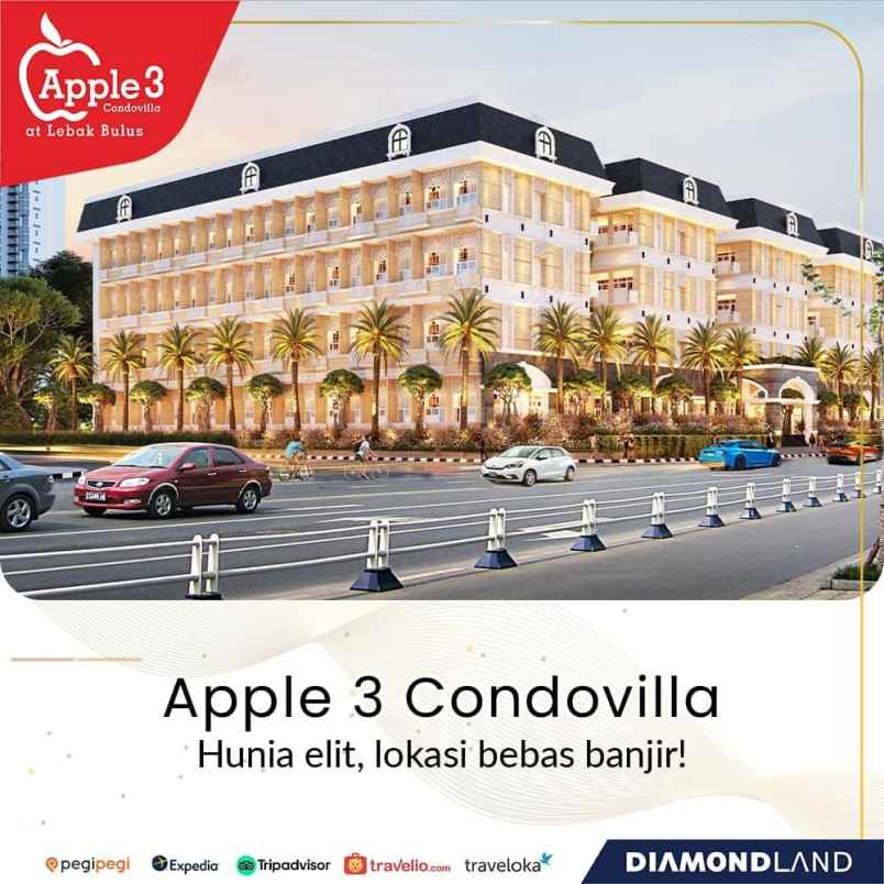 dijual apartemen jl raya cilandak lebak bulus