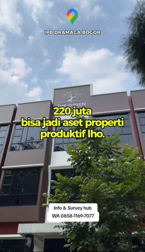 dijual apartemen kos dekat kampus ipb darmaga bogor