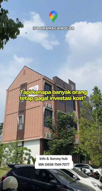 dijual apartemen kos dekat kampus ipb darmaga bogor