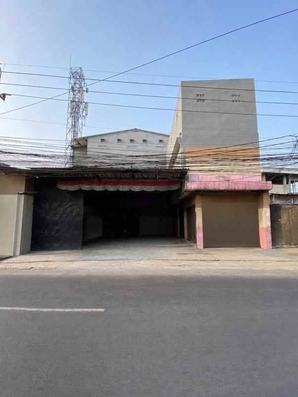 dijual gudang pinggir jalan di kaliabang bekasi