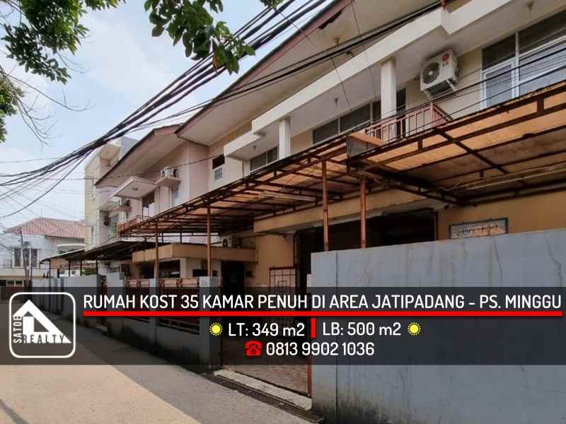 dijual kost jatipadang pasar minggu