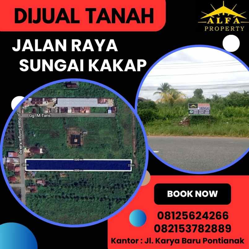 dijual murah tanah raya sungai kakap pontianak