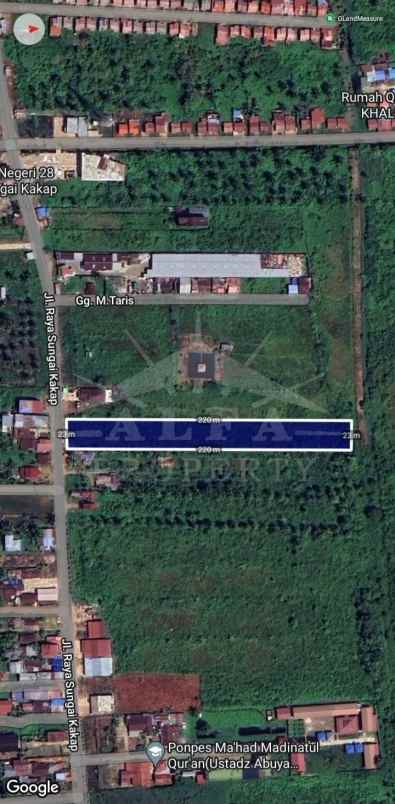 dijual murah tanah raya sungai kakap pontianak