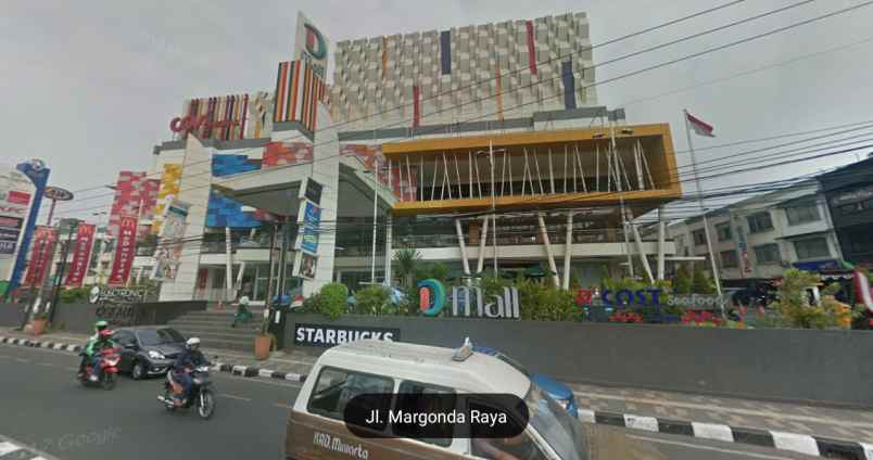 dijual ruko 3 lantai di d mall margonda depok