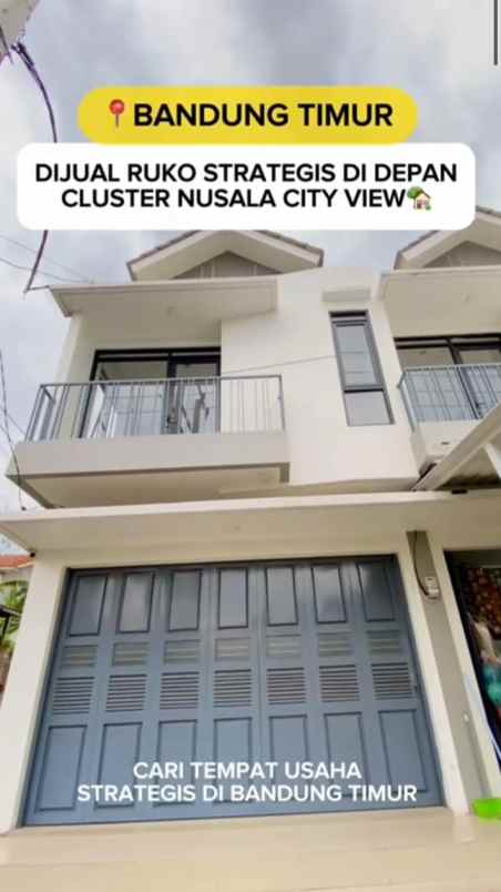 dijual ruko cinunuk bandung timur