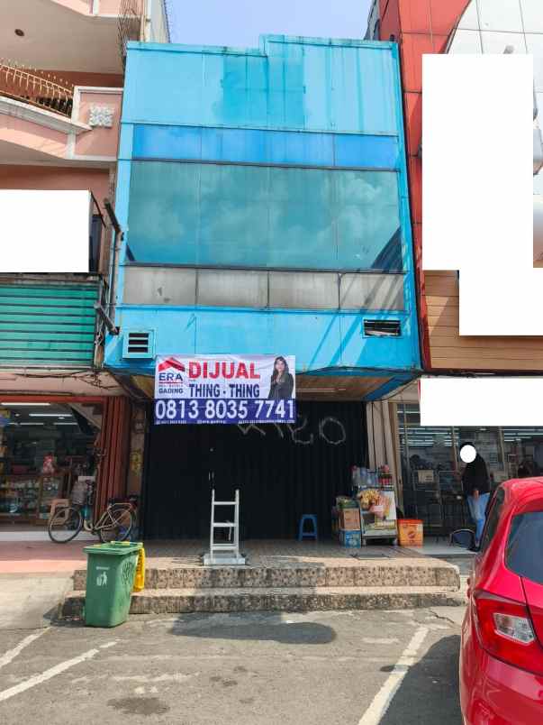 dijual ruko gudang kantor boulevard raya kelapa gading