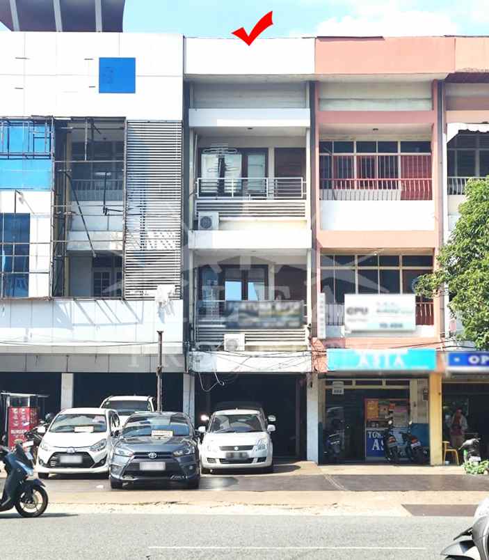 dijual ruko gudang kantor jalan gajahmada