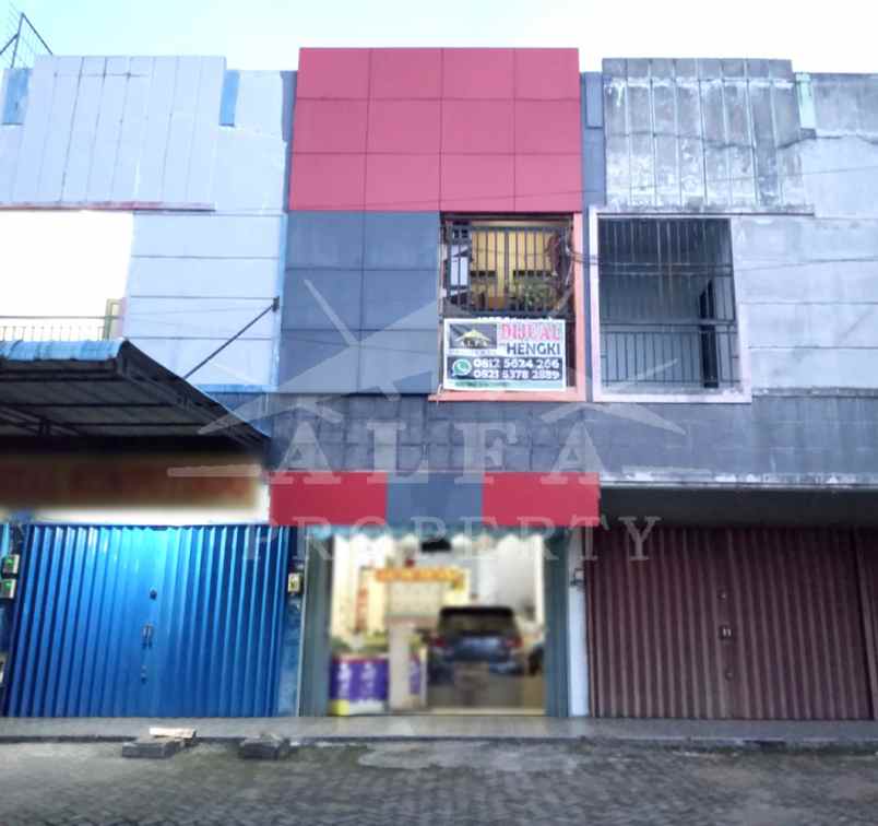 dijual ruko gudang kantor jalan karya baru