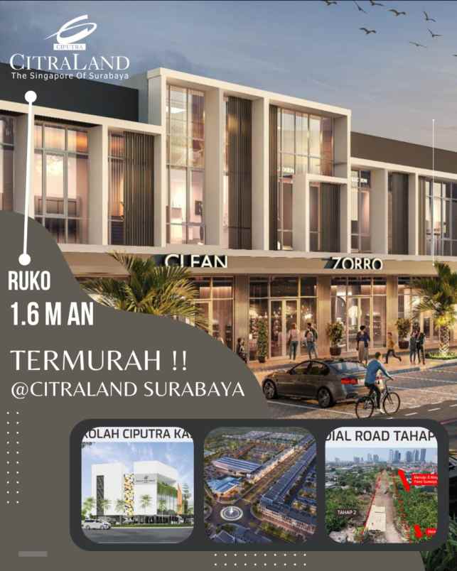 dijual ruko gudang kantor jalan north west boulevard