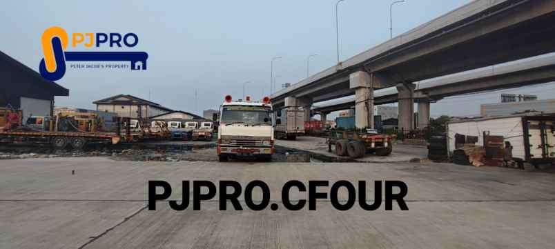 dijual ruko gudang kantor jalan raya bekasi cakung barat