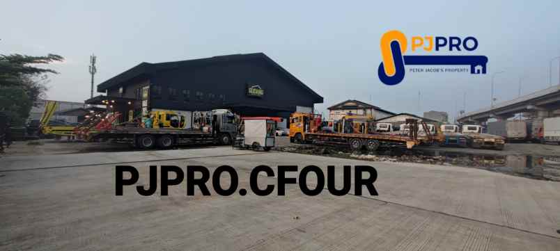dijual ruko gudang kantor jalan raya bekasi cakung barat