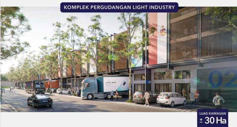 dijual ruko gudang kantor jalan saluran irigasi